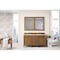 James Martin Vanities Brittany 60in Double Vanity, Saddle Brown w/ 3 CM Eternal Marfil Quartz Top 650-V60D-SBR-3EMR - alternate 2
